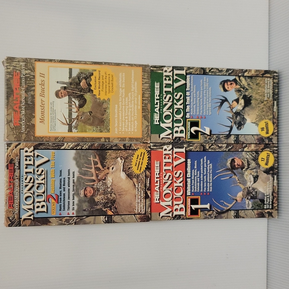 Monster Bucks VHSes Bundle Lot